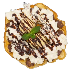 Bubble Waffle Vanilleeis + Nutella im AschaffenBurger